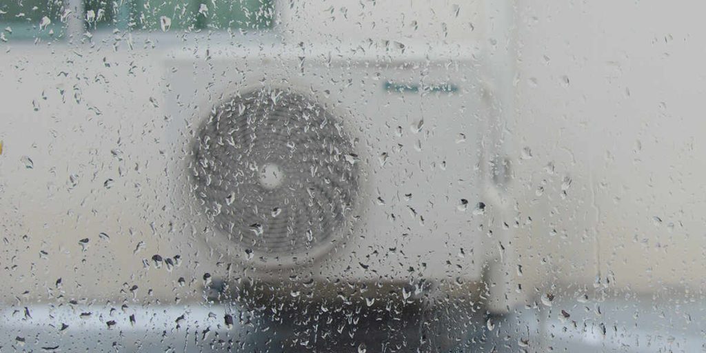 can rain damage ac outdoor unit